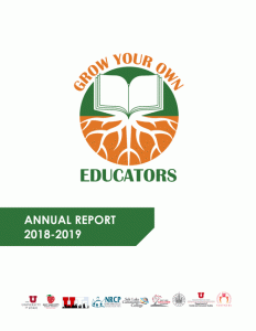 Grow Your Own Educators Annual Report Cover Image